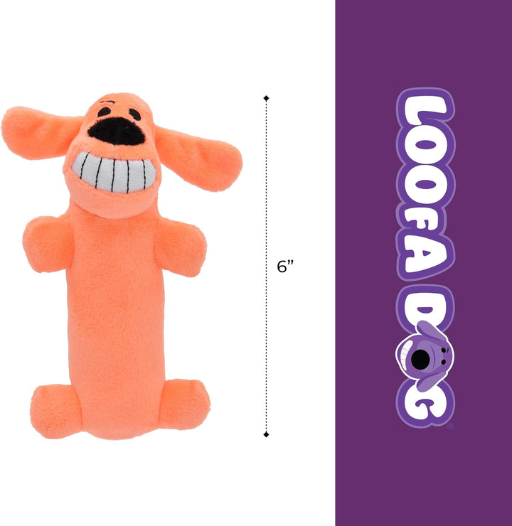 MULTIPET International Original Loofa Dog Mini-Hundespielzeug, 15,2 cm 6", 6"