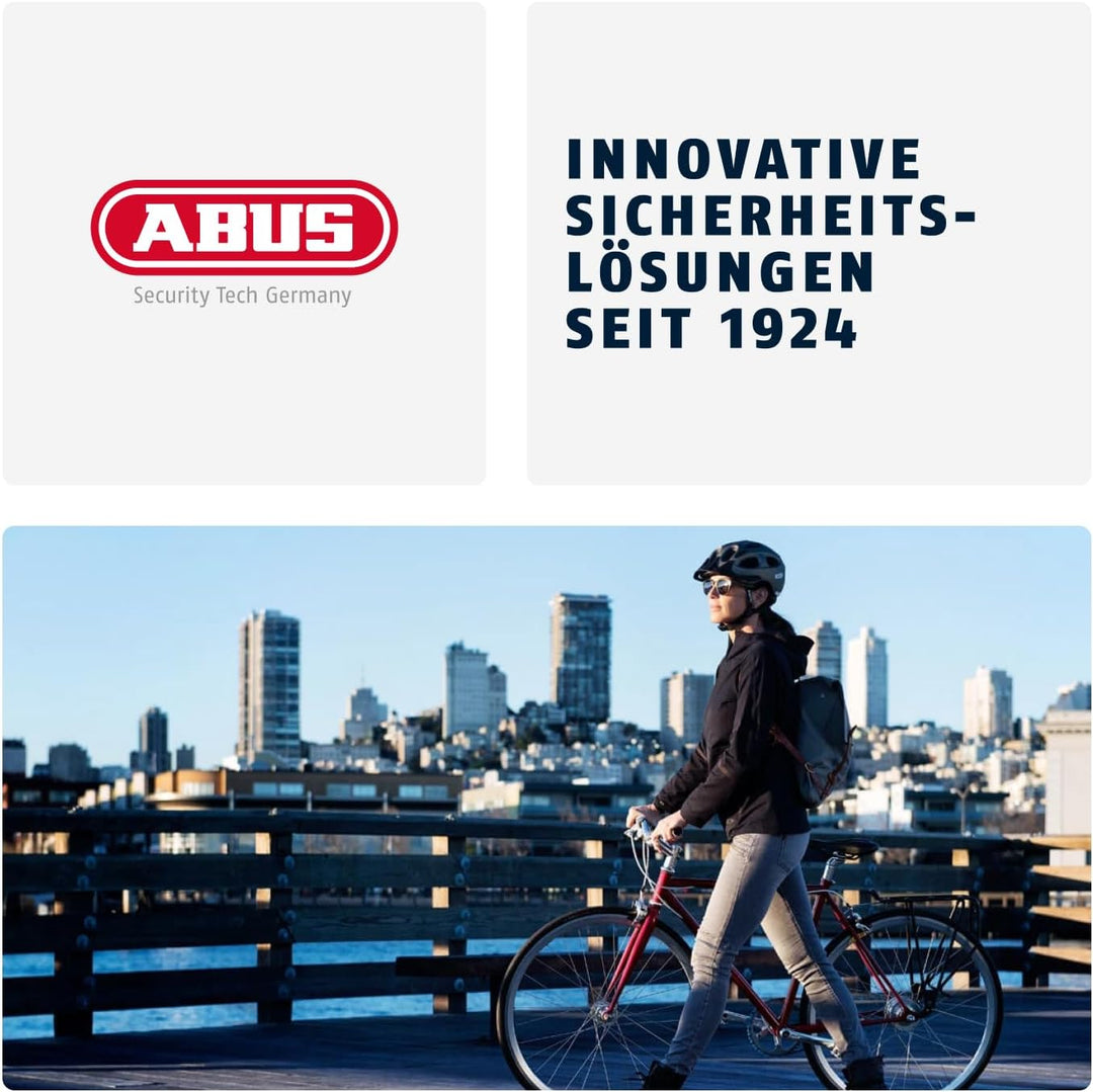 ABUS Faltschloss Bordo 6000K mit SH-Schlosshalter - Fahrradschloss mit XPlus Zylinder für hohen Mani