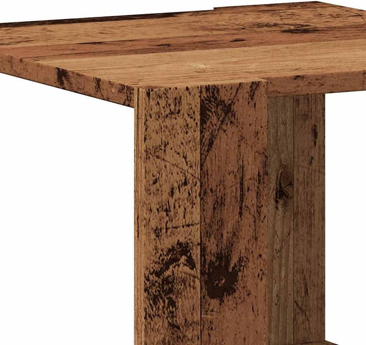 vidaXL Couchtisch Altholz-Optik 40x40x30 cm Holzwerkstoff, Beistelltisch, Wohnzimmertisch, Akzenttis