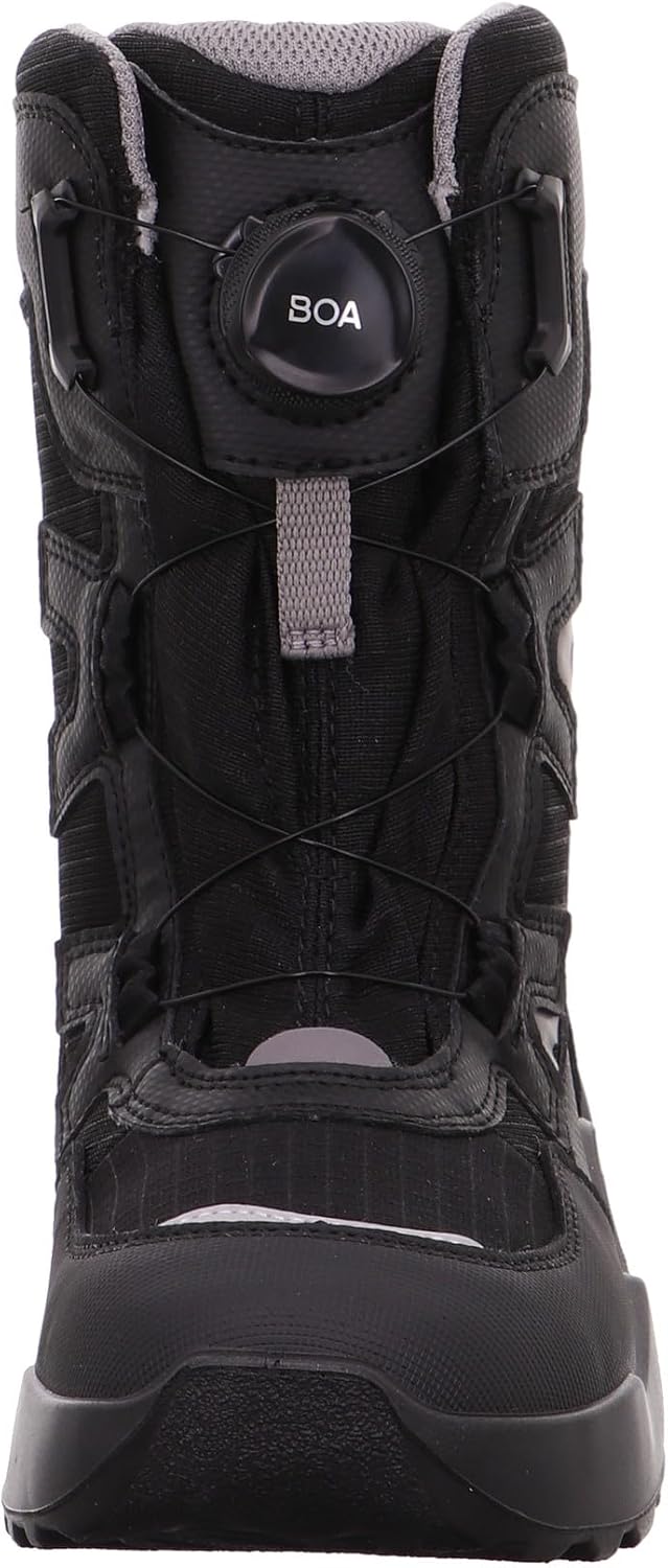 Superfit Jungen Rocket Warm Gefütterte Gore-tex Schneestiefel 33 EU Schwarz Grau 0000, 33 EU Schwarz