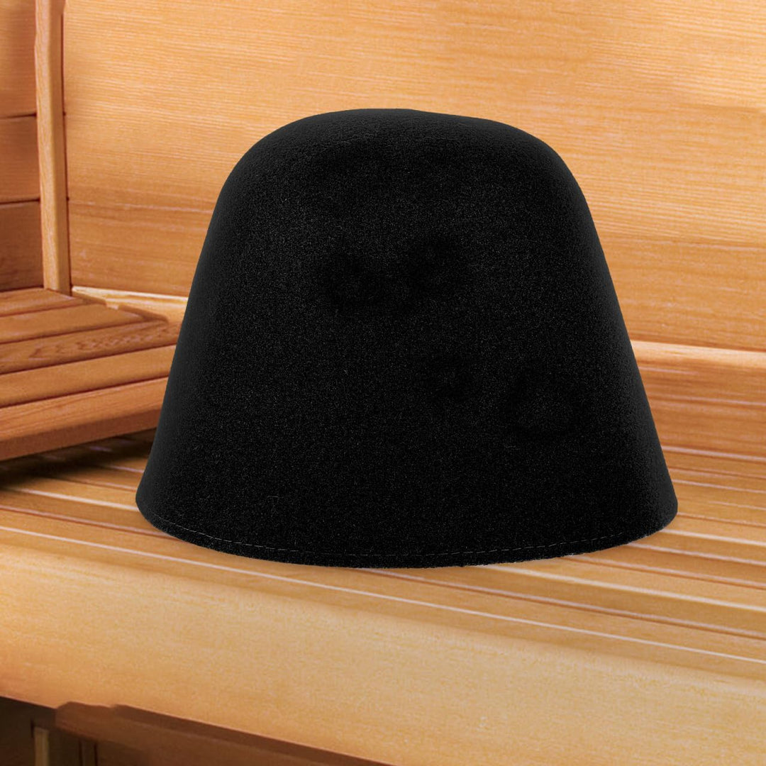 Sosoport Felt Sauna Hut Für Damen Und Herren Atmungsaktive Wasserabsorbierende Saunamütze Filz Für S