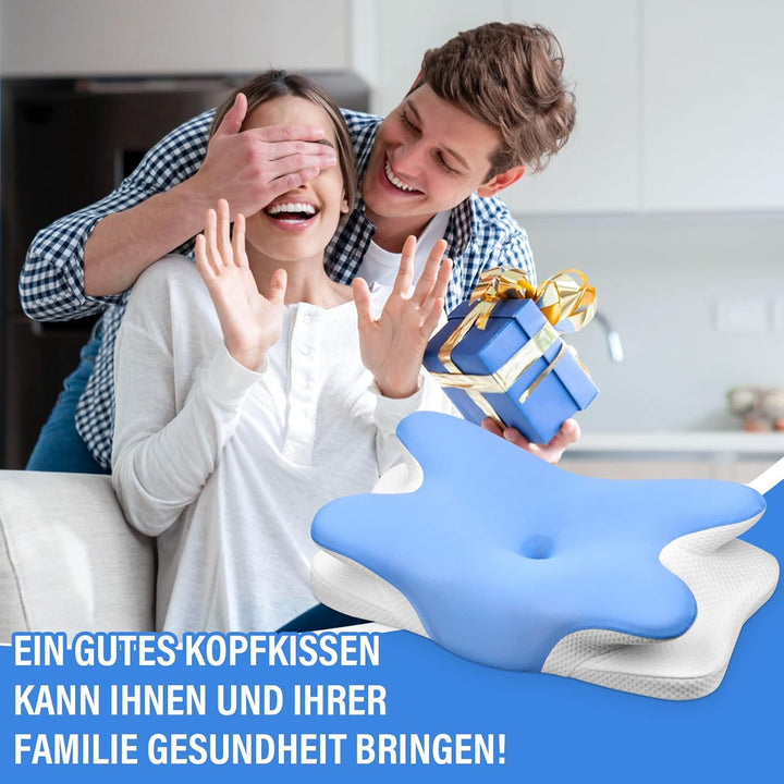 Ehomfory Memory Foam Kissen, Nackenstützkissen Ergonomisches Seitenschläferkissen Nackenkissen Kopfk