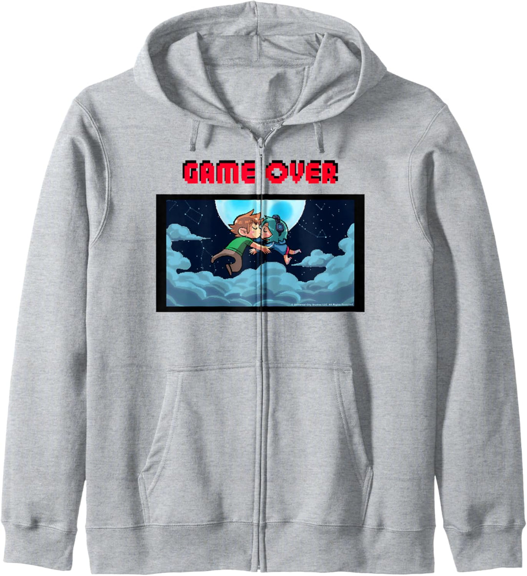 Scott Pilgrim Vs. The World Game Over Kiss Kapuzenjacke