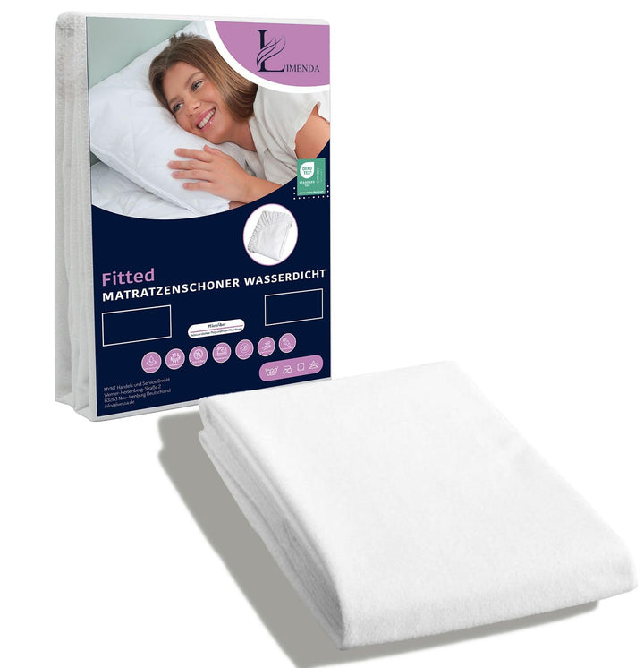 2er Set Matratzenschoner 70x140 Baby wasserdicht (Rundum-Gummizug)- Inkontinenzunterlage waschbar, w