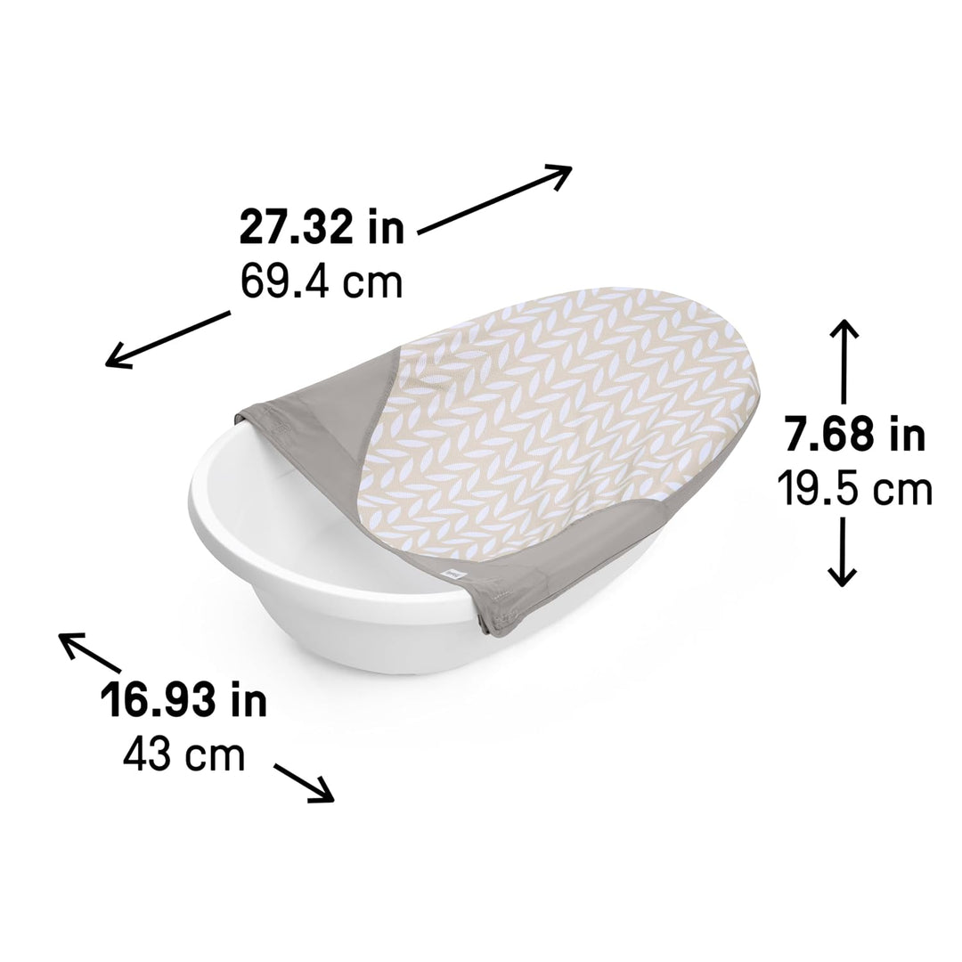 Ingenuity 3-in-1 Babybadewanne zum Mitwachsen, für Neugeborene bis Kleinkinder, unterstützende Hänge