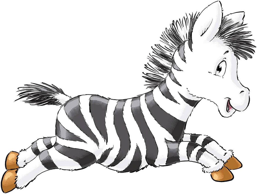 Flirt by R&B Kindergeschirr Happy Zoo Zebra, rosa, 3-teilig (1 Set)