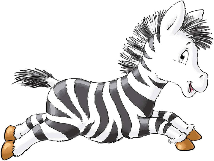Flirt by R&B Kindergeschirr Happy Zoo Zebra, rosa, 3-teilig (1 Set)
