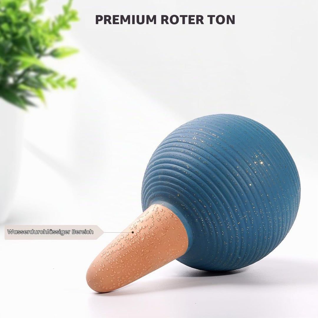 Tongefässen Bewässerungssystem, 4er Set Tonkegel Bewässerung für Pflanzen, je 400 ml Volumen, automa