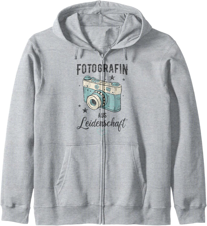 Fotografin aus Leidenschaft Fotografie Kamera Foto Geschenk Kapuzenjacke