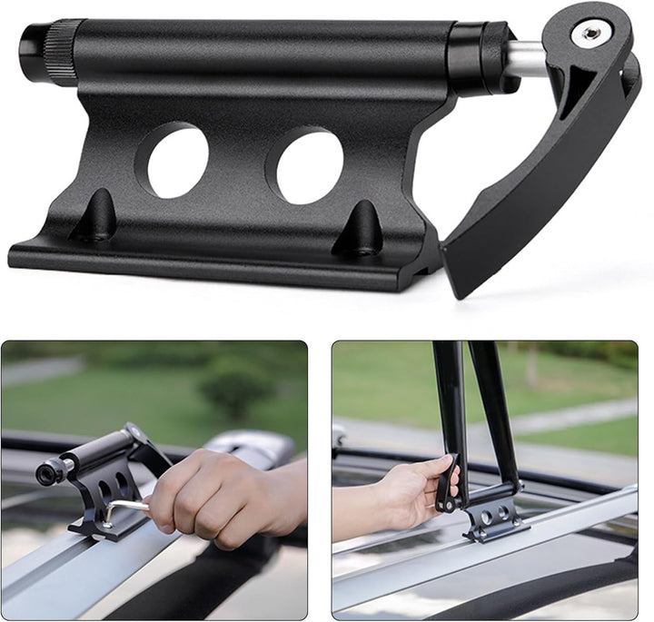 2 Stück Schnellspanner Gabelhalterung Fahrrad, Schwarz