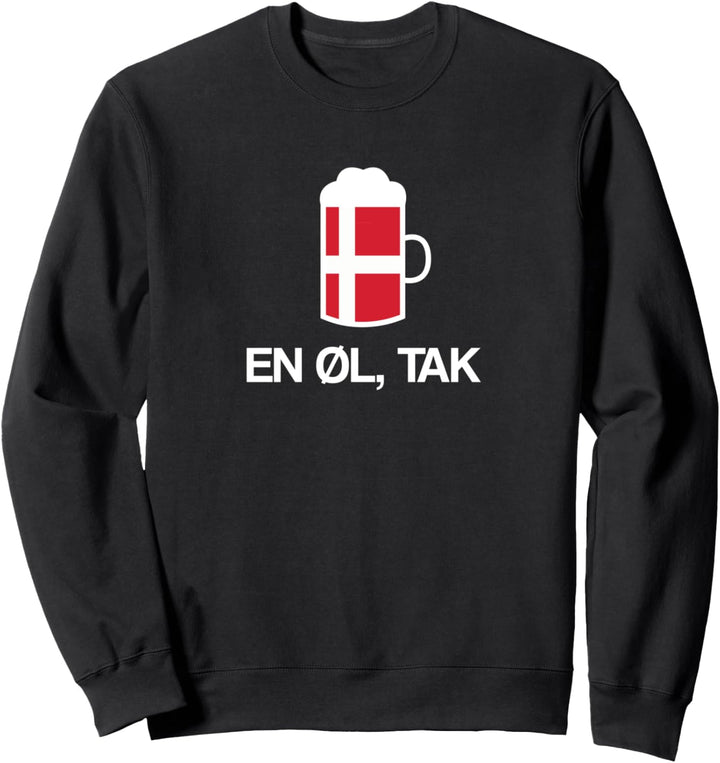 (Ein) Bier bitte auf Dänisch Dänemark Bier Sweatshirt