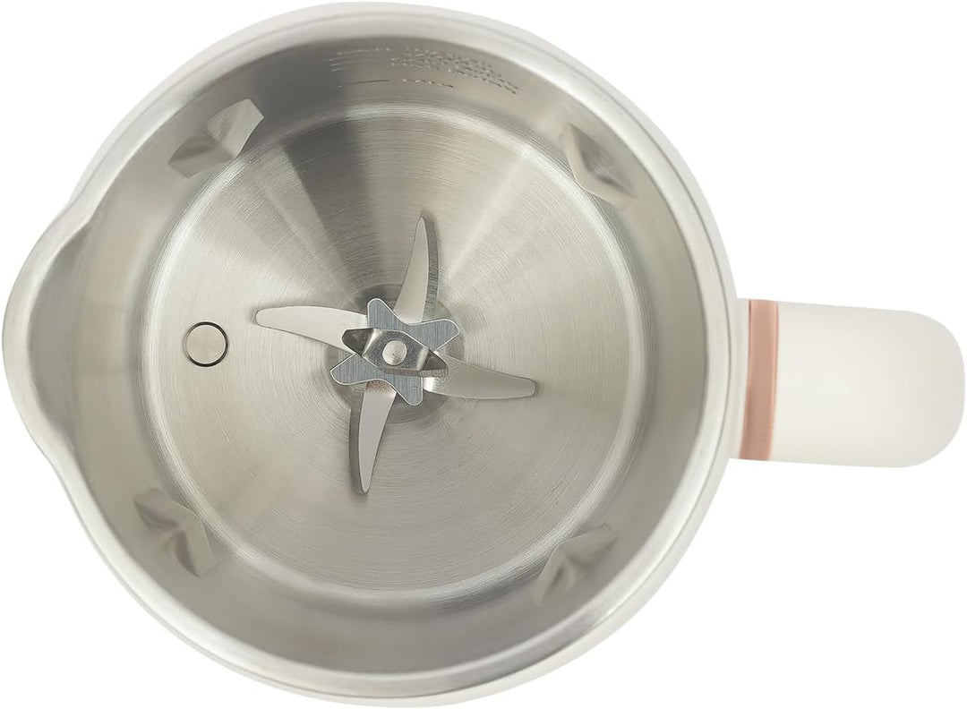 Nussmilchmaschine 1000ml Sojamilch Maschine Pflanzenmilchbereiter mit 10 Klingen Hausgemachte Pflanz