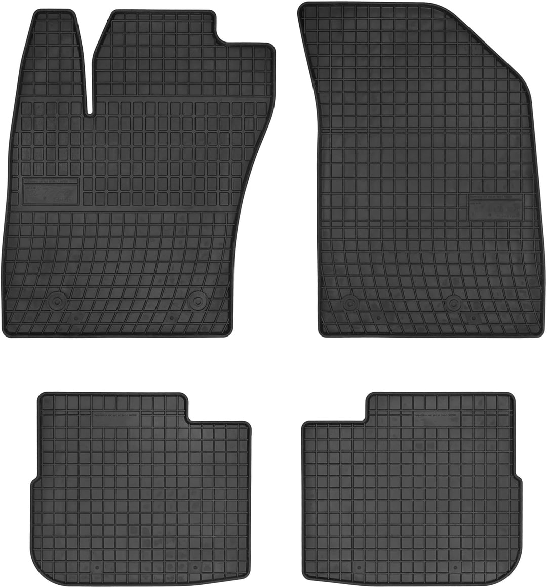 M MOTOS Gummimatten Auto Fussmatte passt für FIAT Tipo ab 2015 Verbessern Sie Ihren Reisekomfort mit