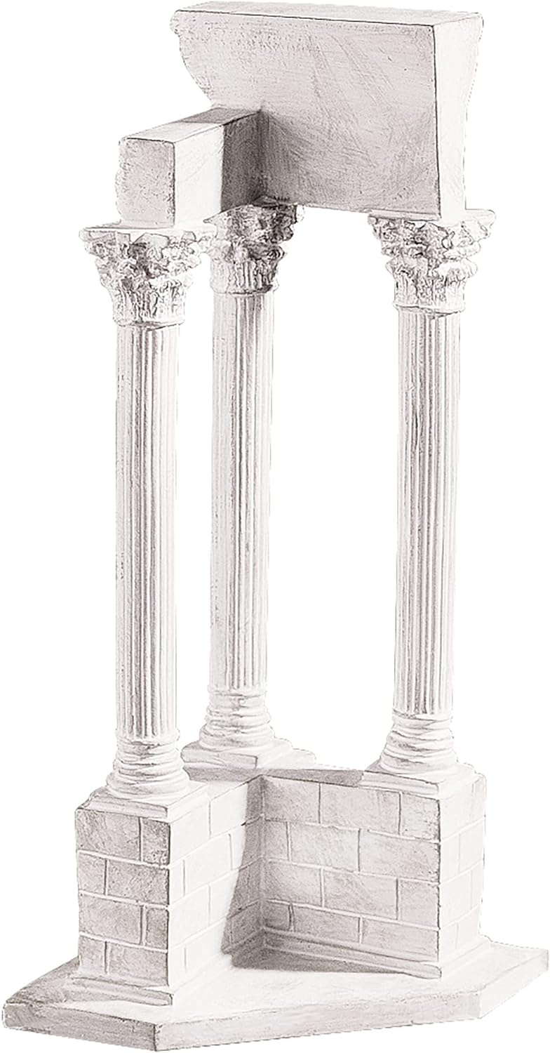 Design Toscano Säule des Vespasian-Tempels (Ecksäule) Corner, Corner