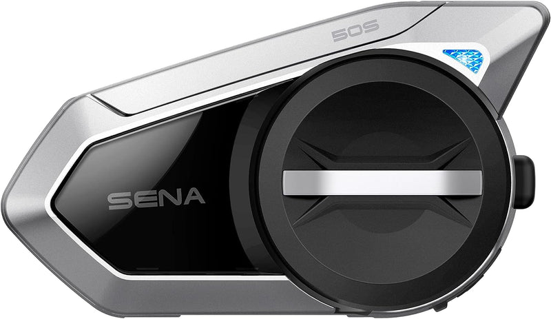 Sena 50S Motorrad Bluetooth Headset mit Drehrad und Sound by Harman Kardon, integriertem Mesh Interc