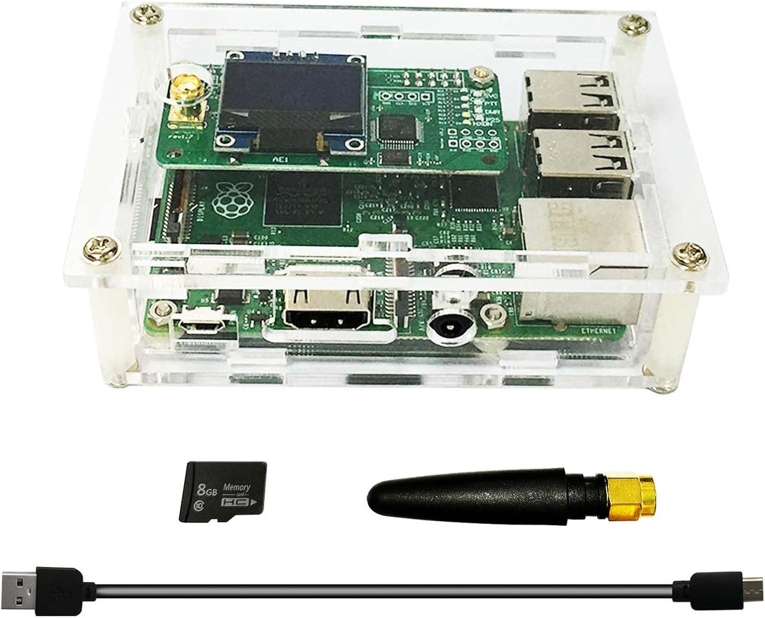 All-New DMR Hotspot Ethernet Port Assembled Radio Station WiFi Voice Modem Support DMR Dstar YSF P25