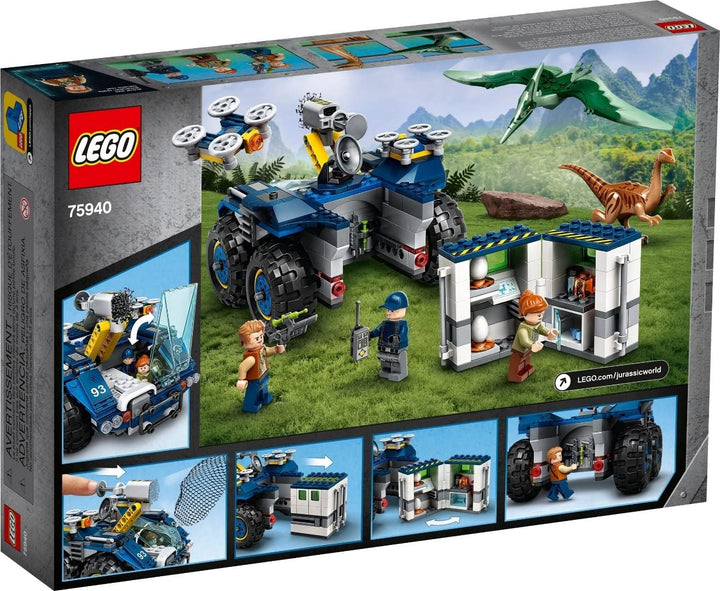 LEGO 75940 Jurassic World Ausbruch von Gallimimus und Pteranodon, Dinosaurier Spielzeug für Kinder a
