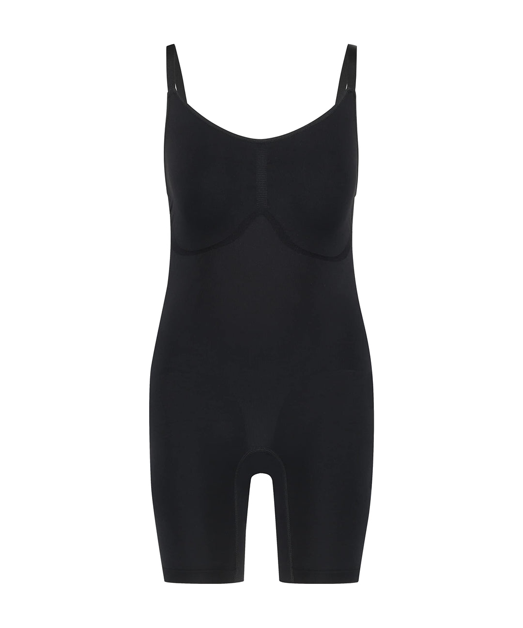 Hunkemöller Nahtlos betonender Bodysuit mit hohem Beinausschnitt S Caviar, S Caviar