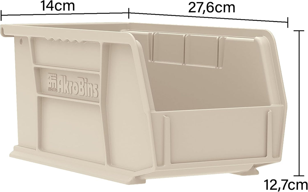 Akro-Mils - 30230RED 30230 AkroBins Kunststoff-Aufbewahrungsbehälter zum Aufhängen, stapelbare Behäl
