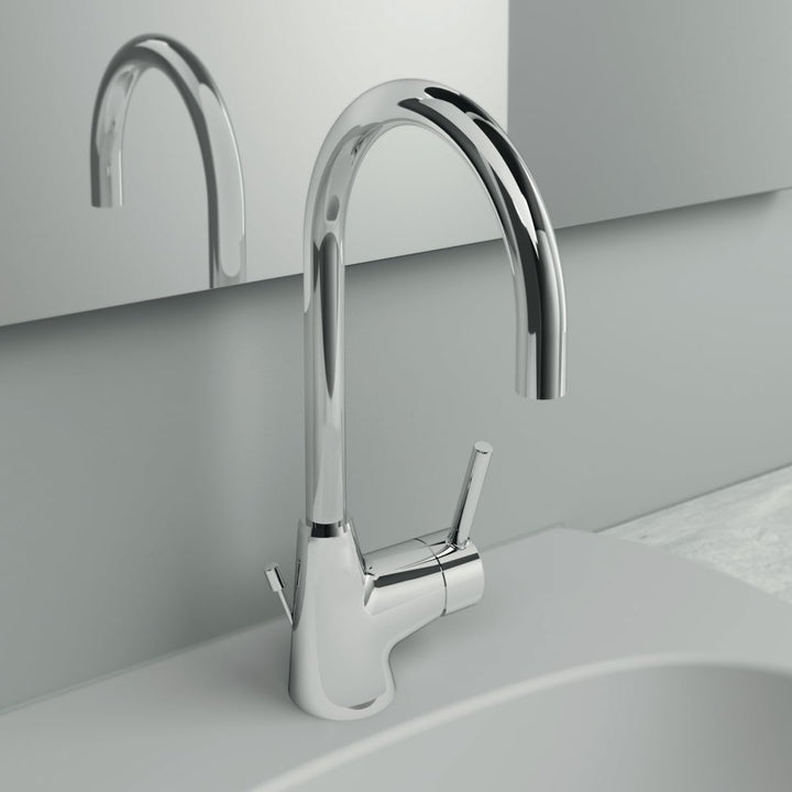Ideal Standard BC195AA Ceraline Waschtischarmatur hoher Auslauf