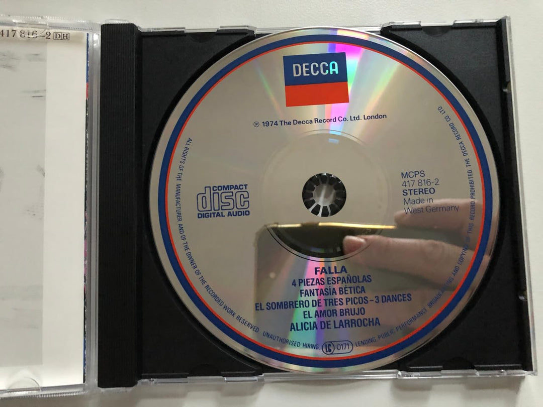 4 Piezas / El Amor Brujo, Audio-CD