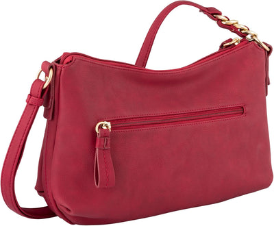 Gabor bags Anita Damen Umhängetasche Crossbody Bag Dark Red, Dark Red