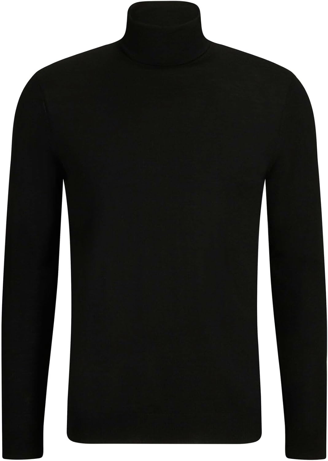 FALKE Herren Basic Roll Neck Pullover atmungsaktive klimaregulierende geruchshemmende Wolle weich ha