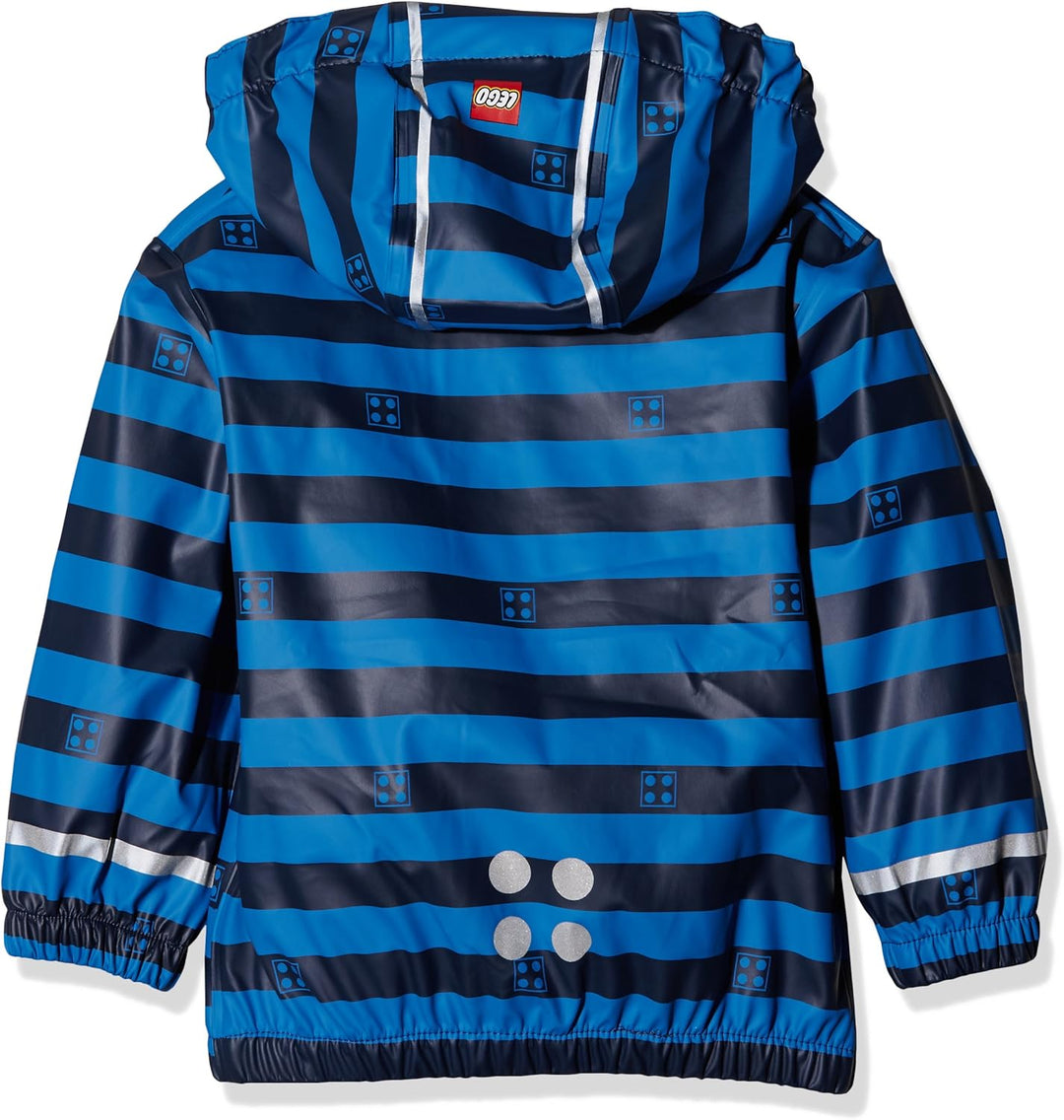LEGO duplo Jungen JUSTICE 102 - Regenjacke Blau (Dark Navy 589) 98, Blau (Dark Navy 589) 98