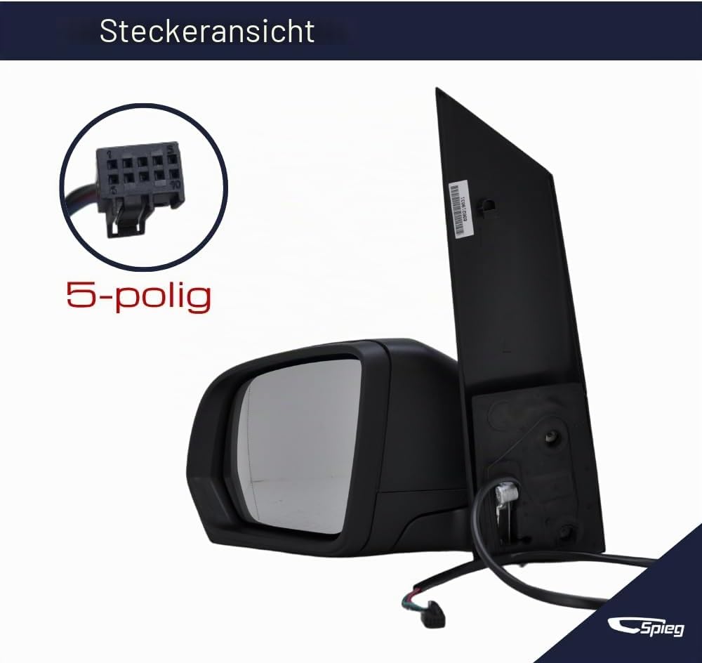 Spieg Links Aussenspiegel Ersatz für Vito W447 2015-2022 Elektrisch Verstellbar Beheizt Manuell Eink