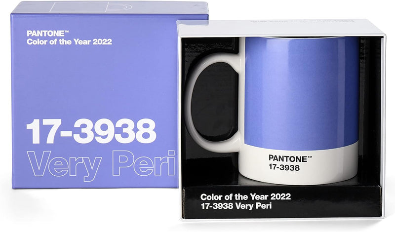 PANTONE Porzellan Kaffeebecher 375ml, inkl. Geschenkbox, CoY 2022, 1 Stück (1er Pack)