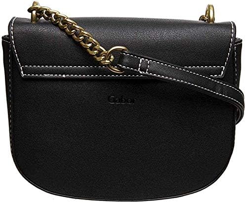 Gabor Umhängetasche Damen Georgia, (Schwarz), 21x16x5.5 cm, Gabor Handtasche Damen