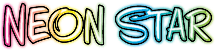 Winsport Billardqueue, Neon Star, Poolbillard Cue in Neon- gelb, pink, blau, grün. Profi-Spielqualit