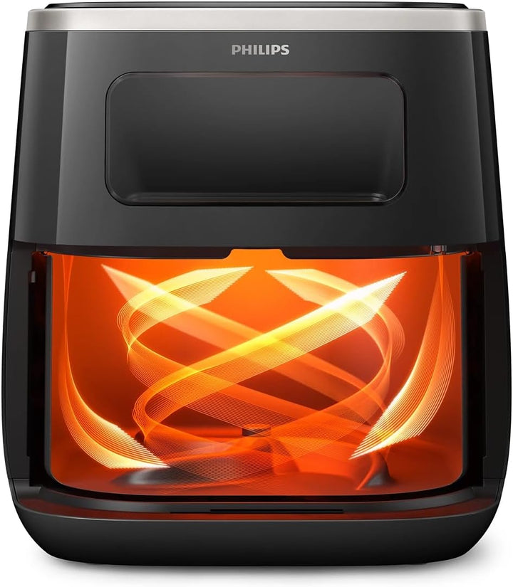 Philips HD9257/80 Airfryer Fritteuse, 1 kg, 5,6 L Fassungsvermögen, transparentes Kochfenster 5.6 LT