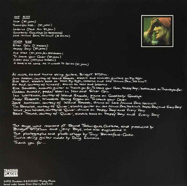 Thank You for..., Vinyl