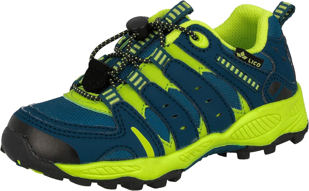 Lico Unisex Kinder Fremont Trekking Wanderhalbschuhe, Petrol Lemon, numeric_30,numeric_30,numeric_30