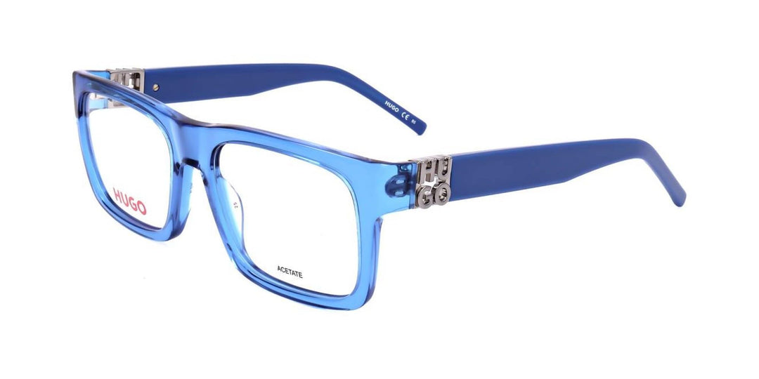 BOSS Hugo Unisex Hg 1257 Sunglasses, PJP/18 Blue, 54
