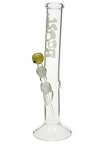 Boost Bong mit schmalem Rauchrohr, gerade - 35cm, 14,5 mm - Head&Nature Bong-Kollektion