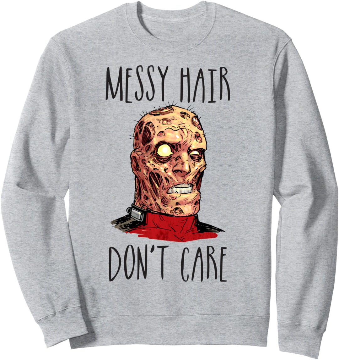 Marvel Deadpool Messy Hair Don't Care Sweatshirt