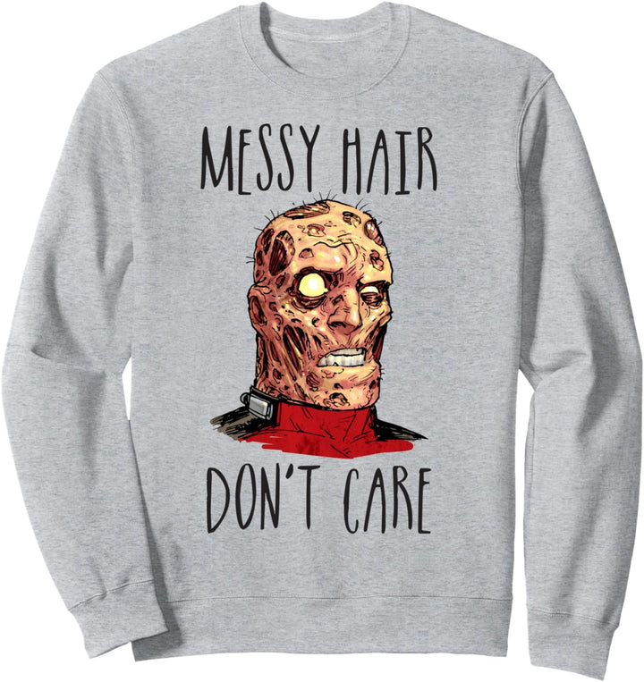 Marvel Deadpool Messy Hair Don't Care Sweatshirt