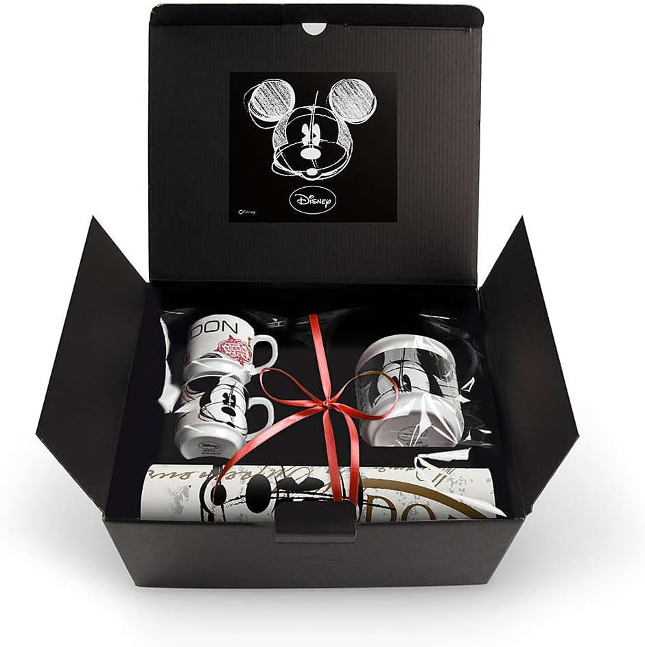 Egan WMSET/26 Set Kaffeetassen, Modell London und Zuckerdose und Platzset, Porzellan, Mehrfarbig, 4