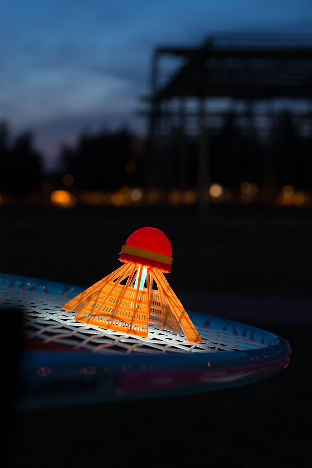 Speedminton FUN Set - Alternative zu Beachball/Federball inkl. 2 HELI Speeder für Strand, Park, Gart