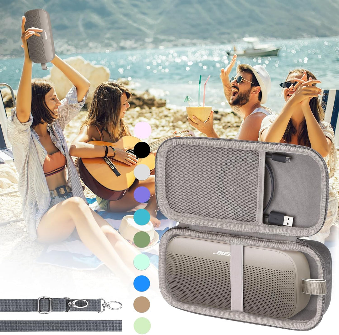 Hart Schutz Hülle Etui für Bose SoundLink Flex (2 Gen) / Flex Tragbarer Bluetooth Lautsprecher Erdbr