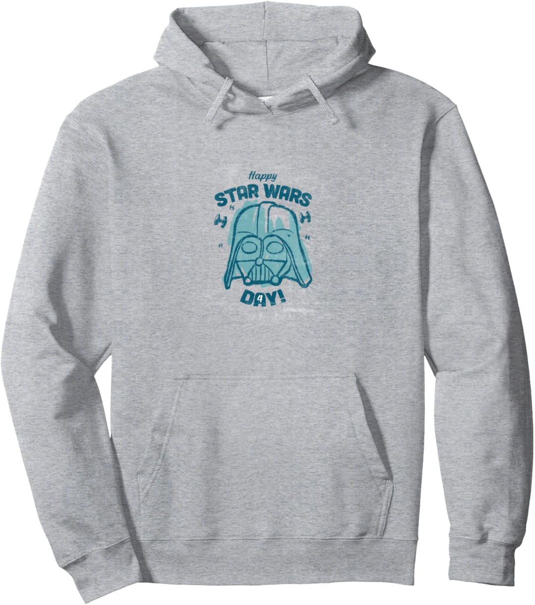 Star Wars May The Fourth Be With You Darth Vader Sketch Pullover Hoodie