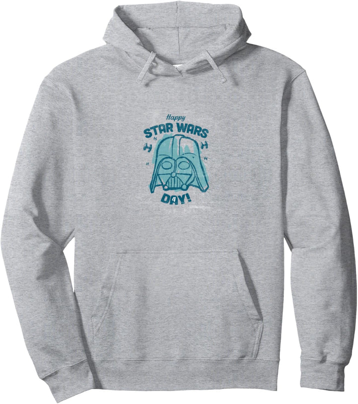 Star Wars May The Fourth Be With You Darth Vader Sketch Pullover Hoodie