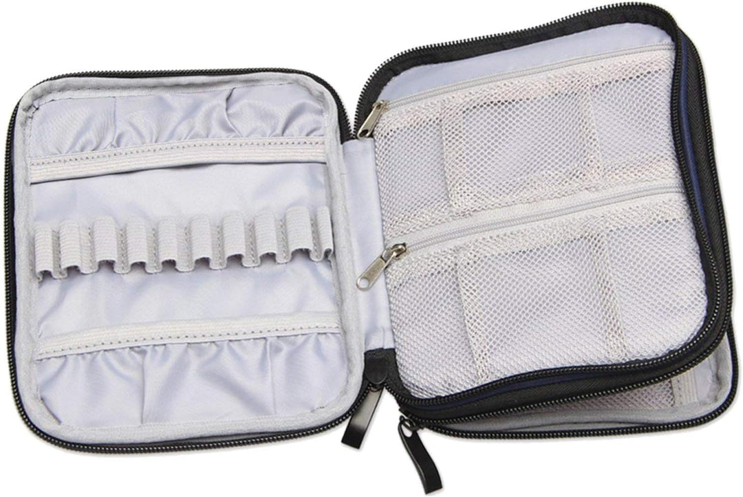 Damero Häkelnadeln-Tasche, Stricktasche für Stricknadeln, Handarbeitstasche für Haken, Stricken, Bla
