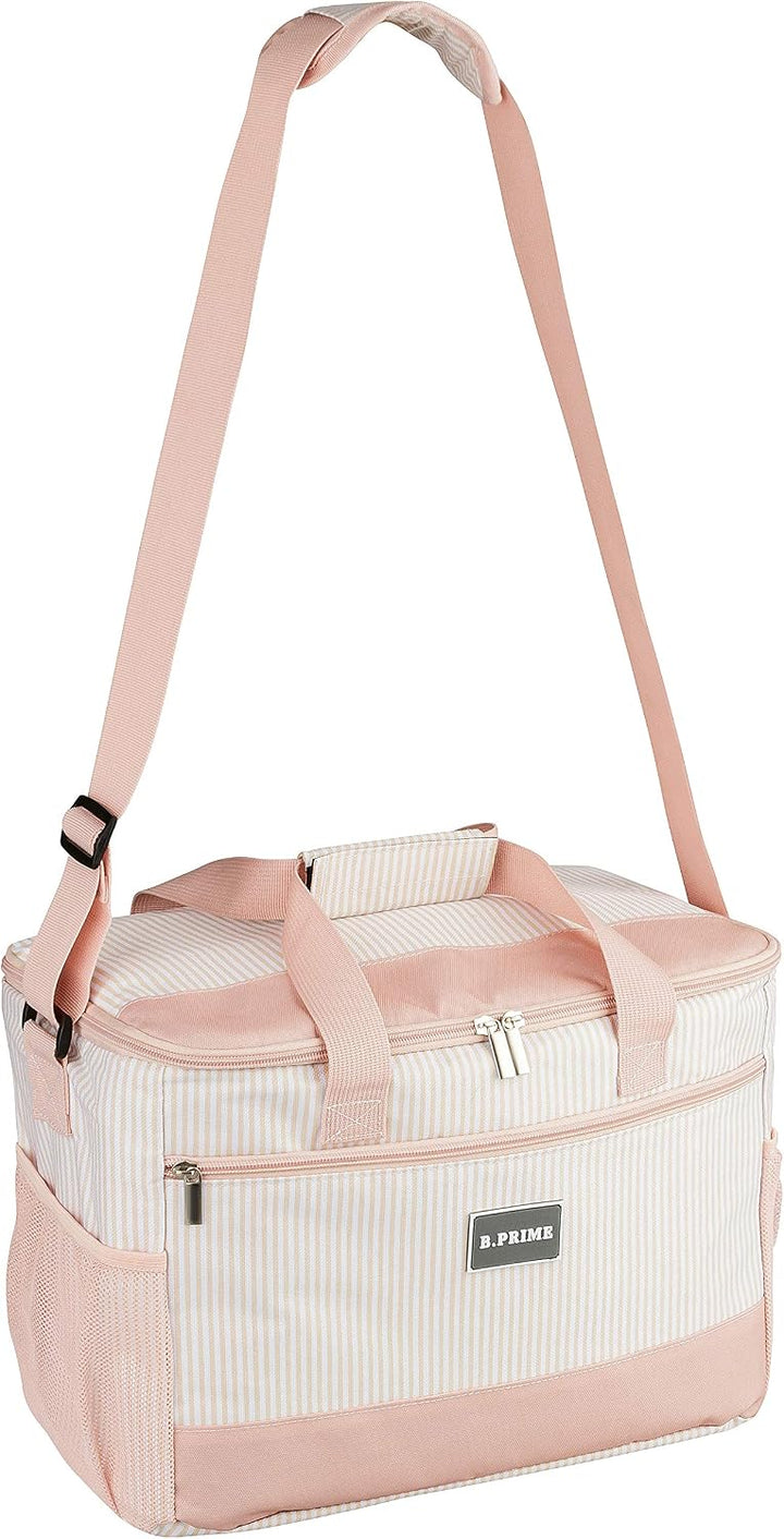 B.PRIME 20L Kühltasche Classic I 36x26x22cm I Isoliertasche I Lunch-Tasche I Kühlbox I Picknick-Tasc