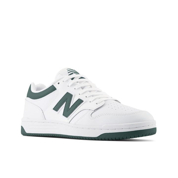 New Balance Bb480cob Herren 37.5 EU Weiss Nachtgrün Helles Aluminium, 37.5 EU Weiss Nachtgrün Helles