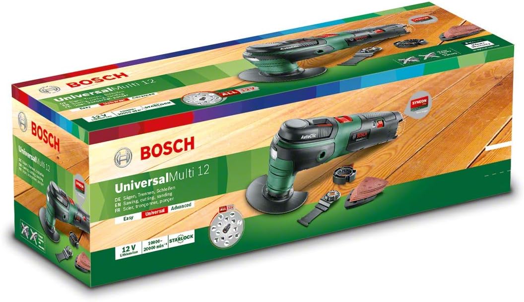 Bosch Home and Garden UniversalMulti 12 0603103000 Multifunktionswerkzeug ohne Akku 12V Anzahl mitge