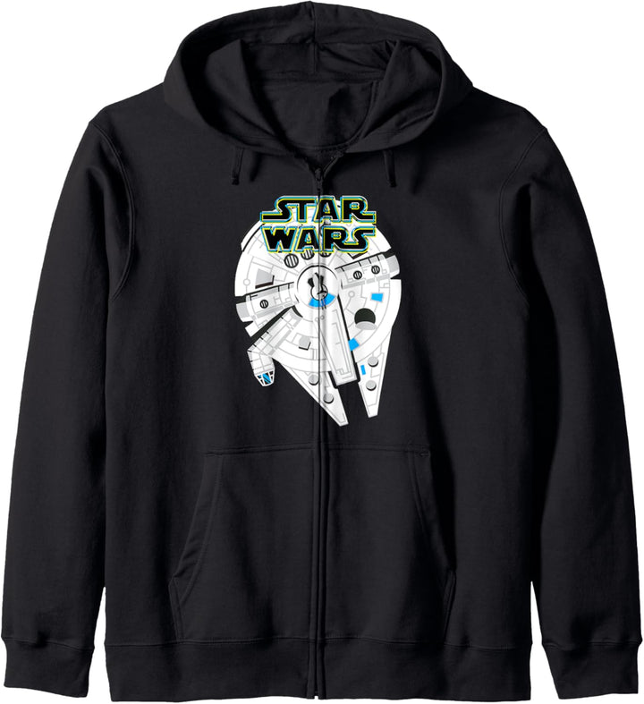 Star Wars Millennium Falcon Simple Logo Kapuzenjacke