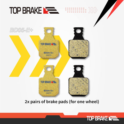 Top Brake Scheibenbremsbeläge Fahrrad für MAGURA MT5/ MT7/ MT5E/MT7 PRO/MT Trail Front